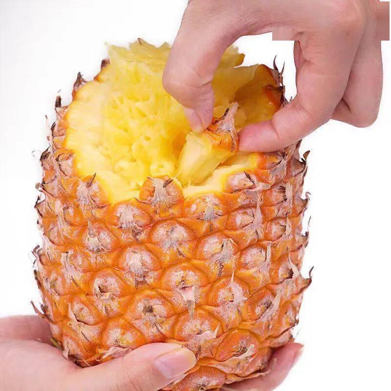 全国包邮399元抢购5斤正宗海南金钻凤梨无需挖孔浸盐水果肉香甜多汁