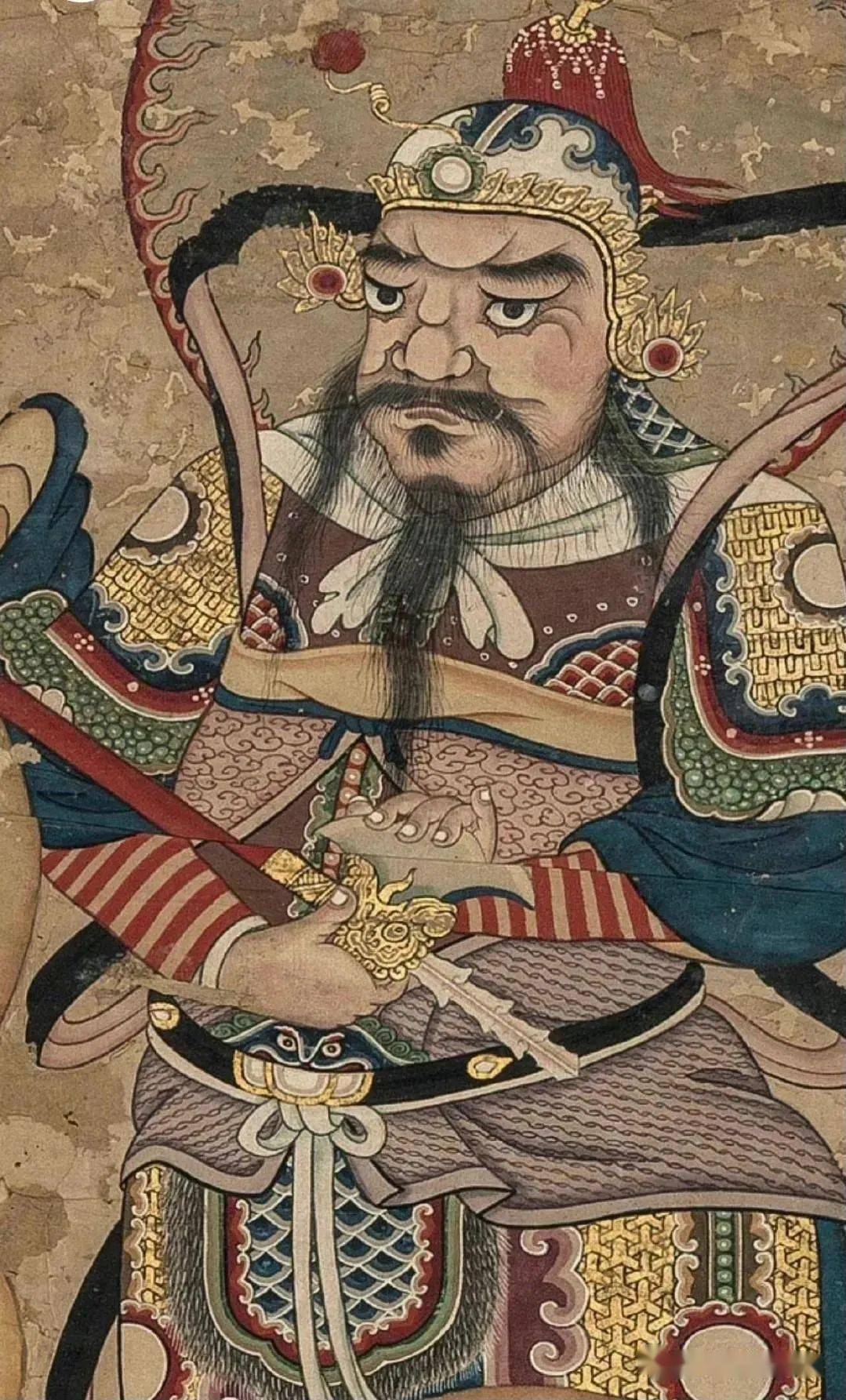 诗画阅微灵官图佚名