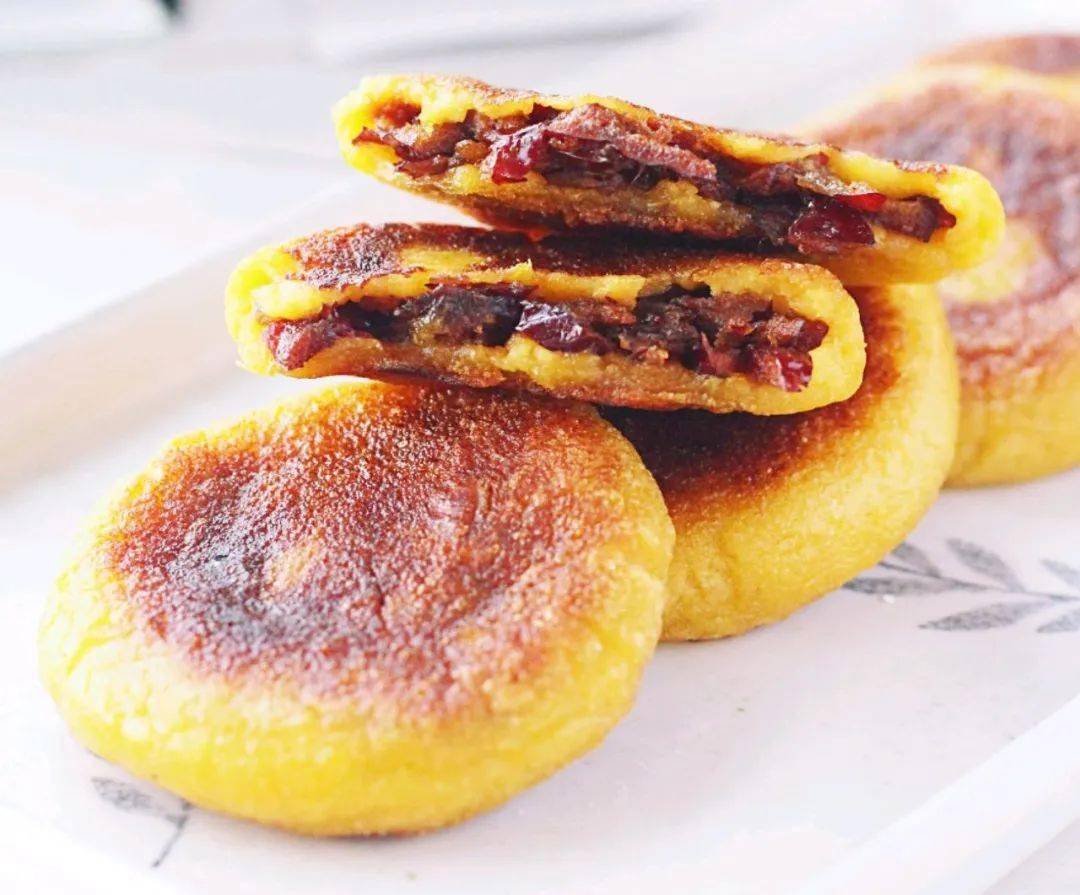 软糯香甜红枣糯米饼枣香四溢超好吃