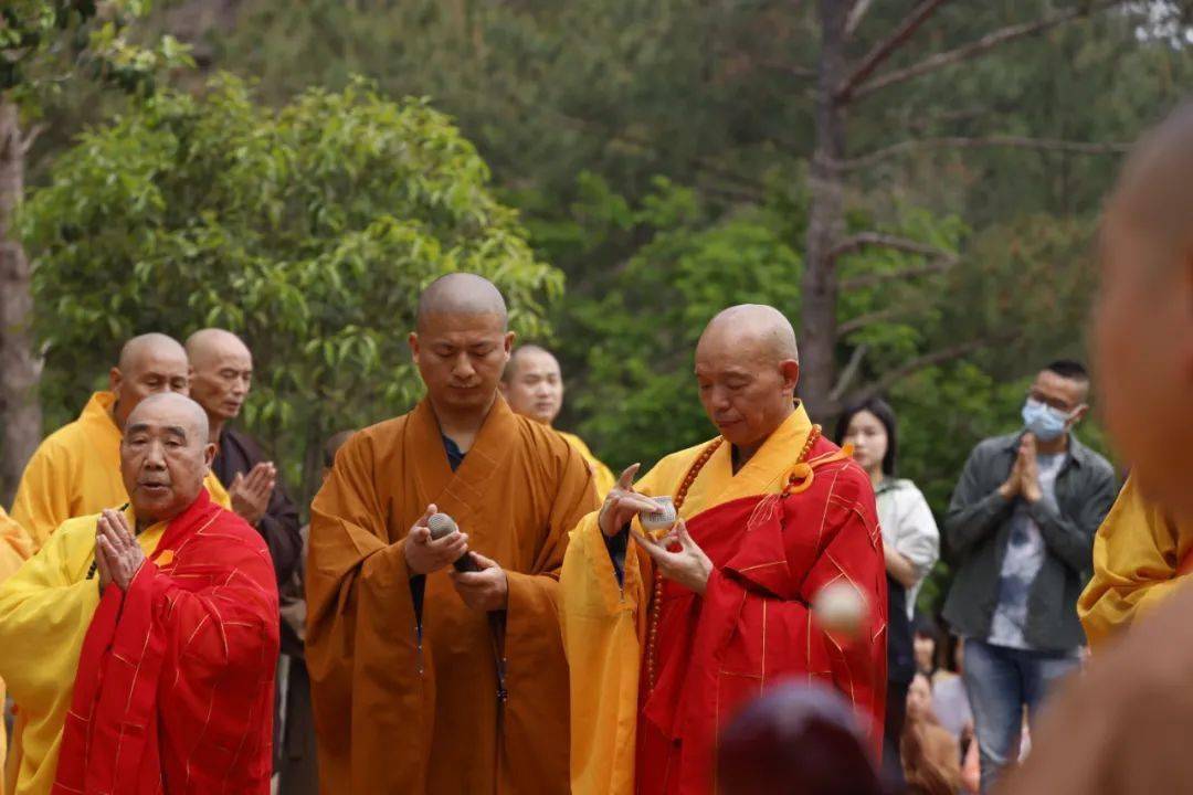 天心永乐禅寺开山首采祭茶祈福一杯茶安顿身心