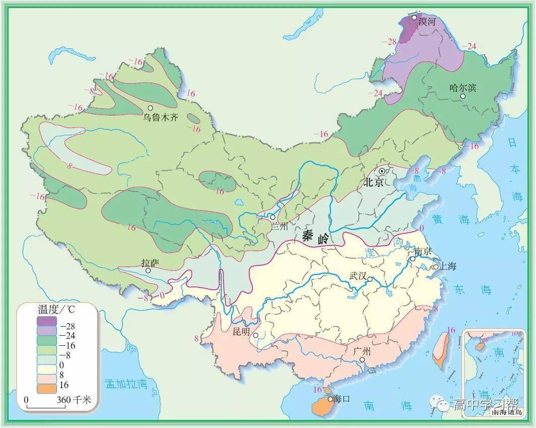 手绘地理图高中地理最常用地图中国分省地图大汇总