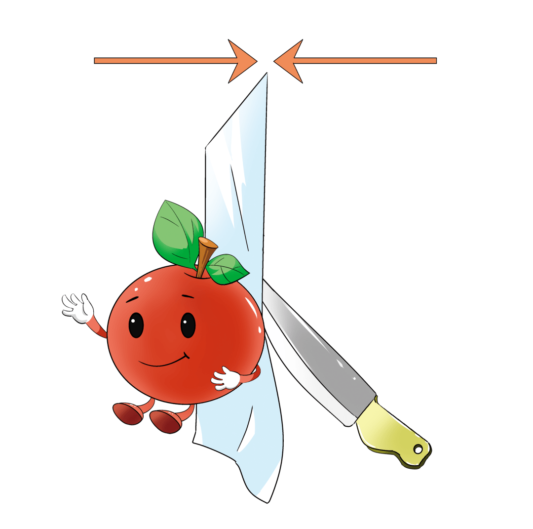 削铁如泥的刀竟然切不破薄薄的纸