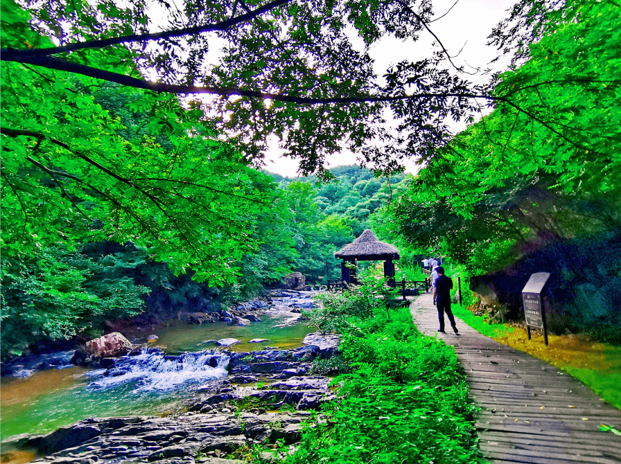 山有山的明淨,水有水的無塵.青山遠黛多嫵媚,綠水淙淙應如是.