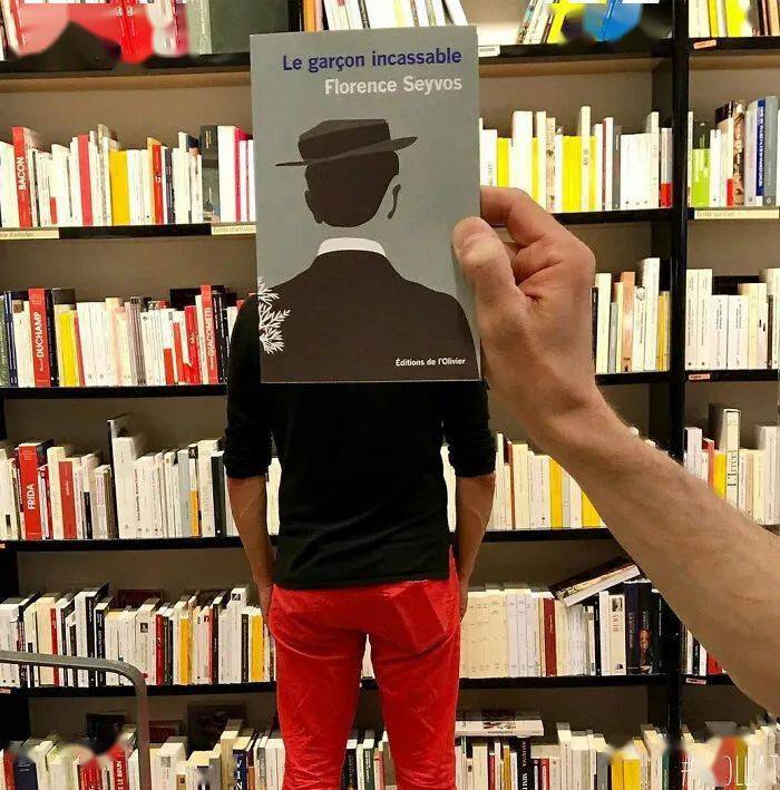 这家百年法国老牌书店好有心机将几百本书的封面变成人脸太有创意太