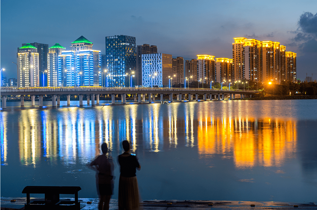 扬州云体验明月湖公园环湖步道