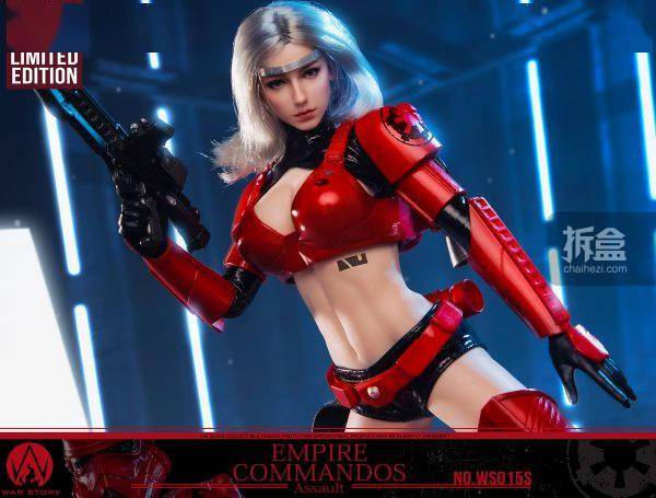 war story toys 女突击兵 白兵 1/6星战同人可动兵