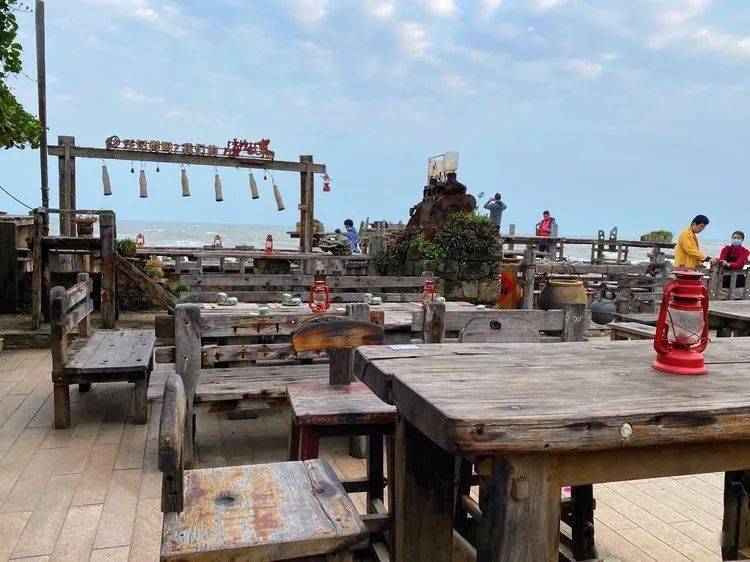 在博鳌海滨酒吧公园内,海的故事,老房子咖啡村落,般若海等餐饮酒吧