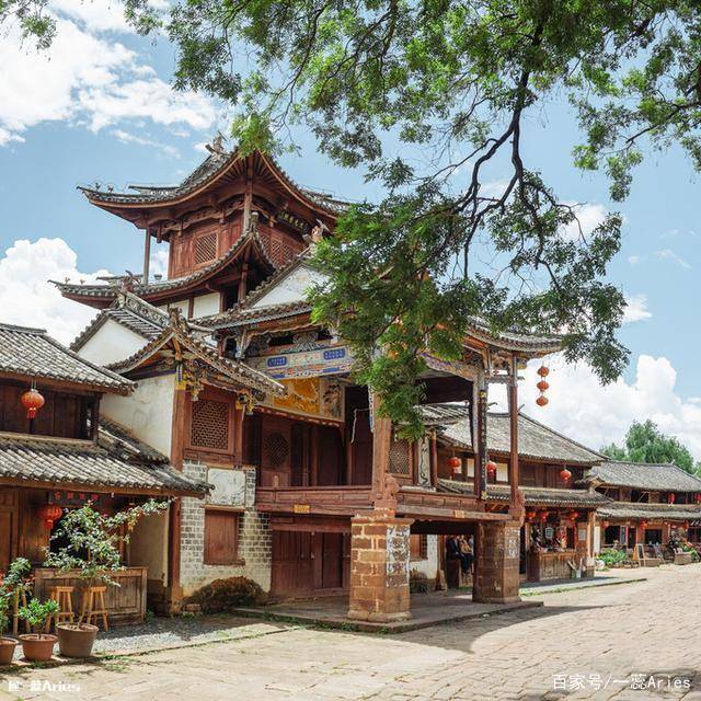 原创云南最美小镇之一凝固的茶马文化史书的沙溪古镇