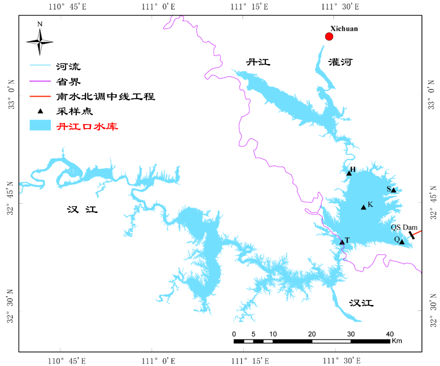 丹江口水库地图详细图片
