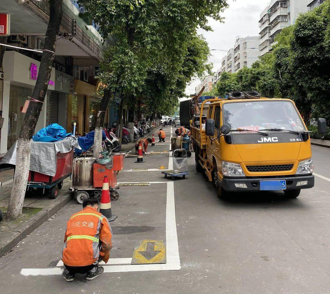 新会这三条路将接入智慧停车,收费标准是._江门_龙昌_施划