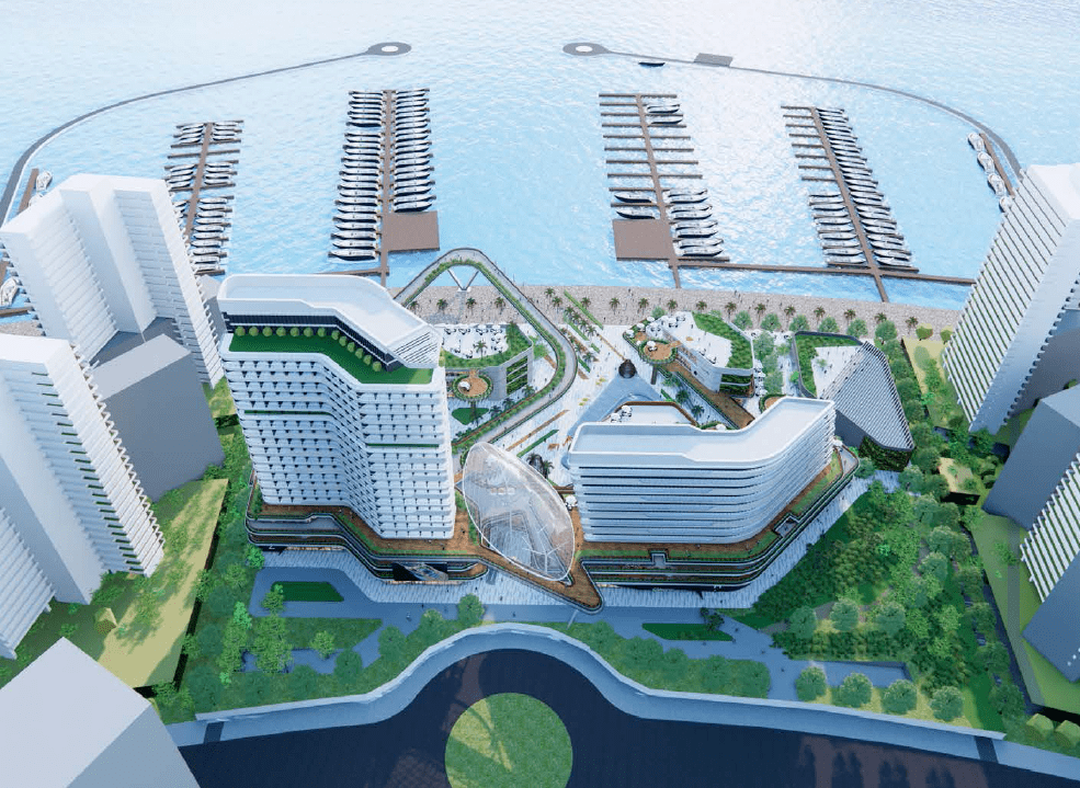 漳州这个游艇码头正加速建设未来中心效果图首发