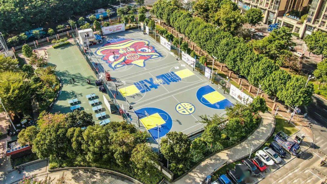 大沥这个网红篮球场获中国篮球协会点赞!