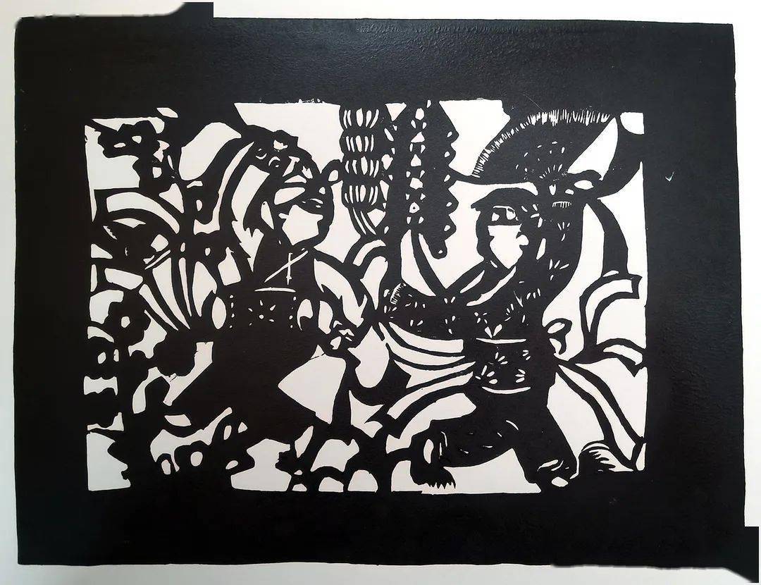 渭南初级中学第七届校园文化艺术节 传承的力量 美术版画作品展 创作 王彦鸽 新兴