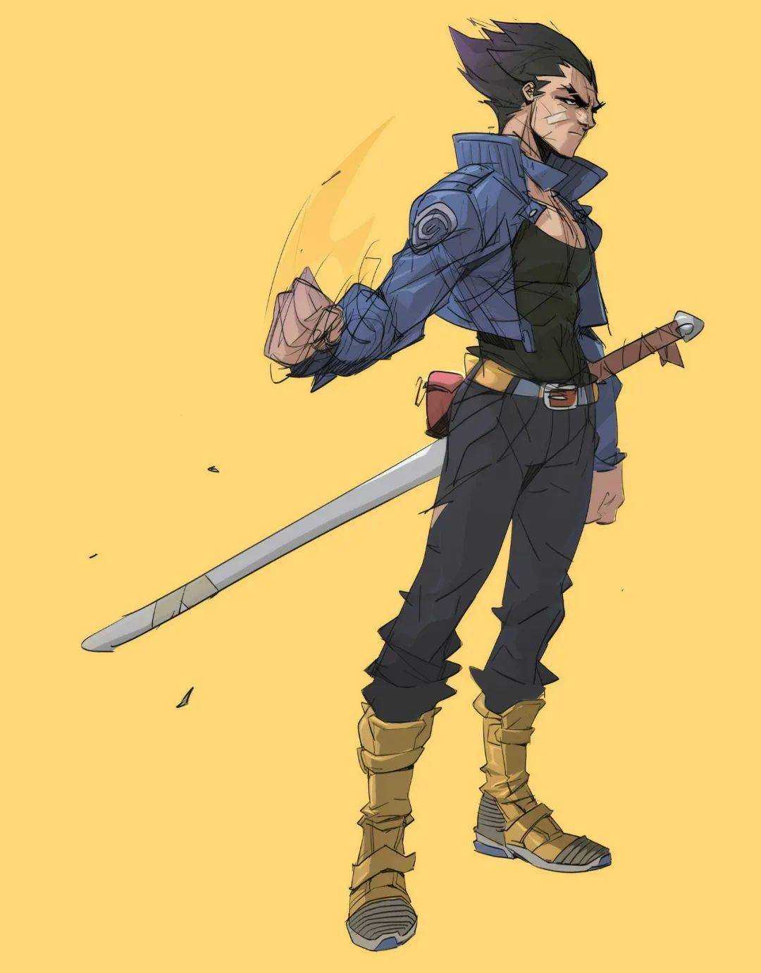 草图狼人这样的线稿一句话就是服hicham habchi近作分享