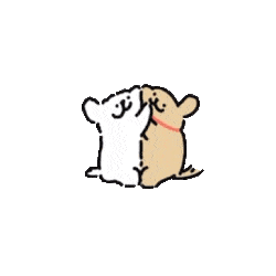 一大波小白狗表情包来了!_ins_多多_原作