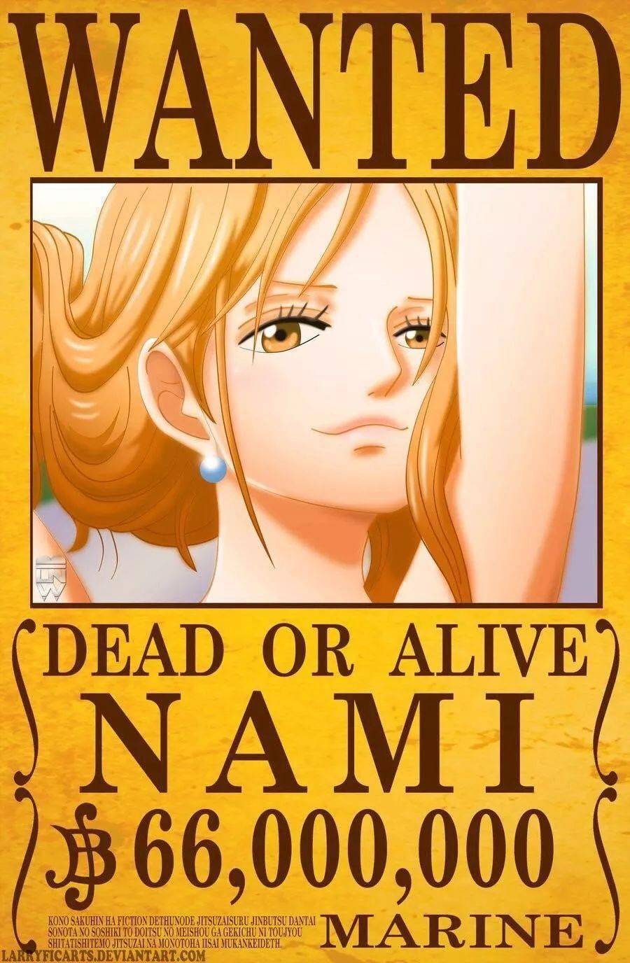 草帽团最新悬赏金图集