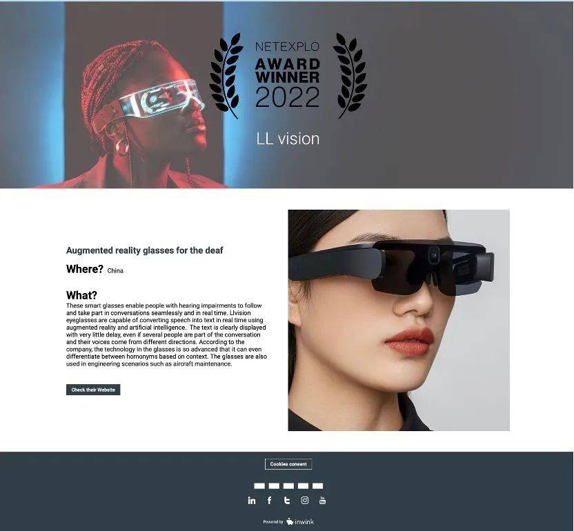 科技向善力亮亮视野ar字幕眼镜让听障人群看见你的声音