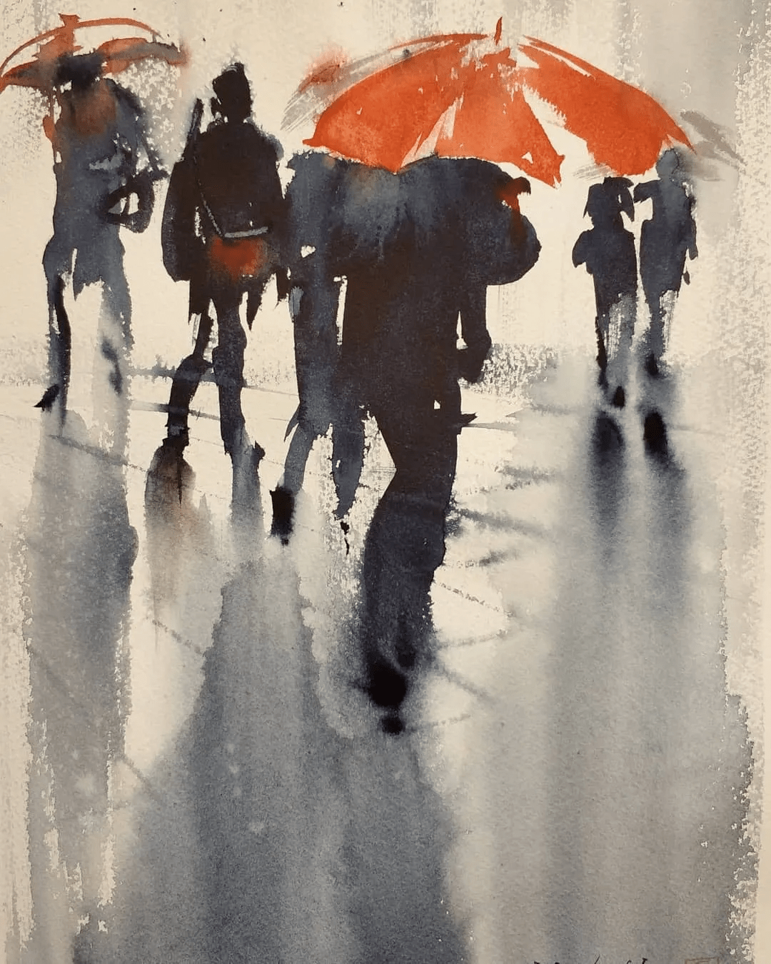 人物水彩速写,惟妙惟肖!_版权_作品_图文