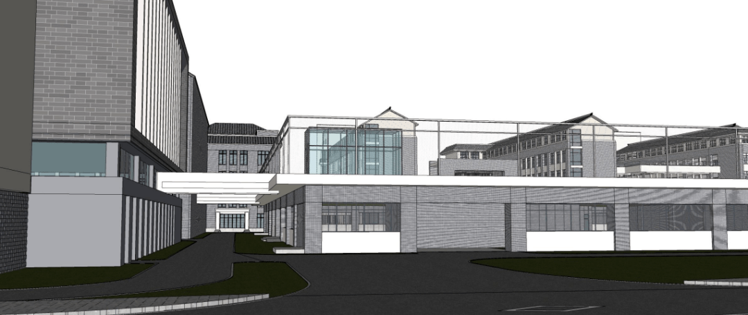 清江浦中学即将扩建,效果图已出!_淮安市_教学楼_一体