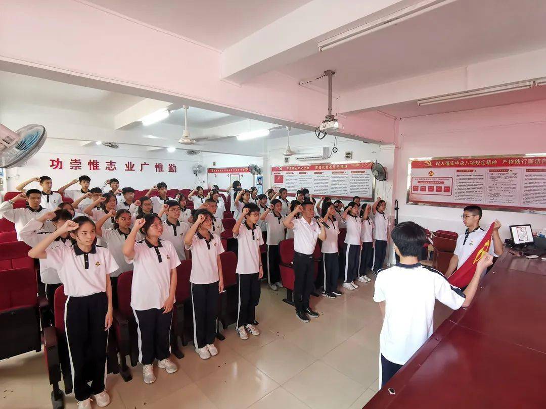 香洲中学凤翔中学逸夫初级中学红草中学石洲中学马宫中学优秀团员代表