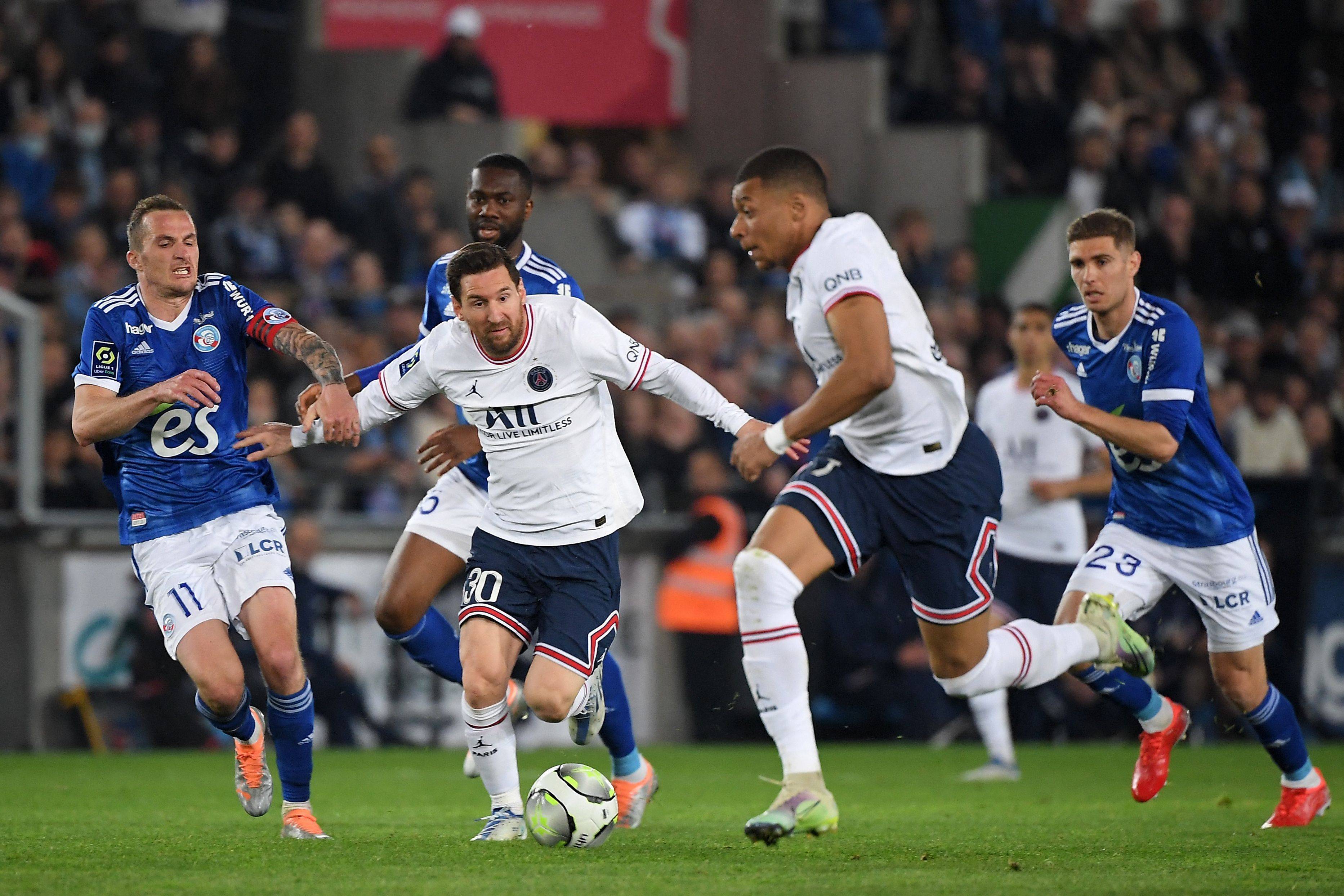 足球法甲巴黎圣日耳曼战平斯特拉斯堡