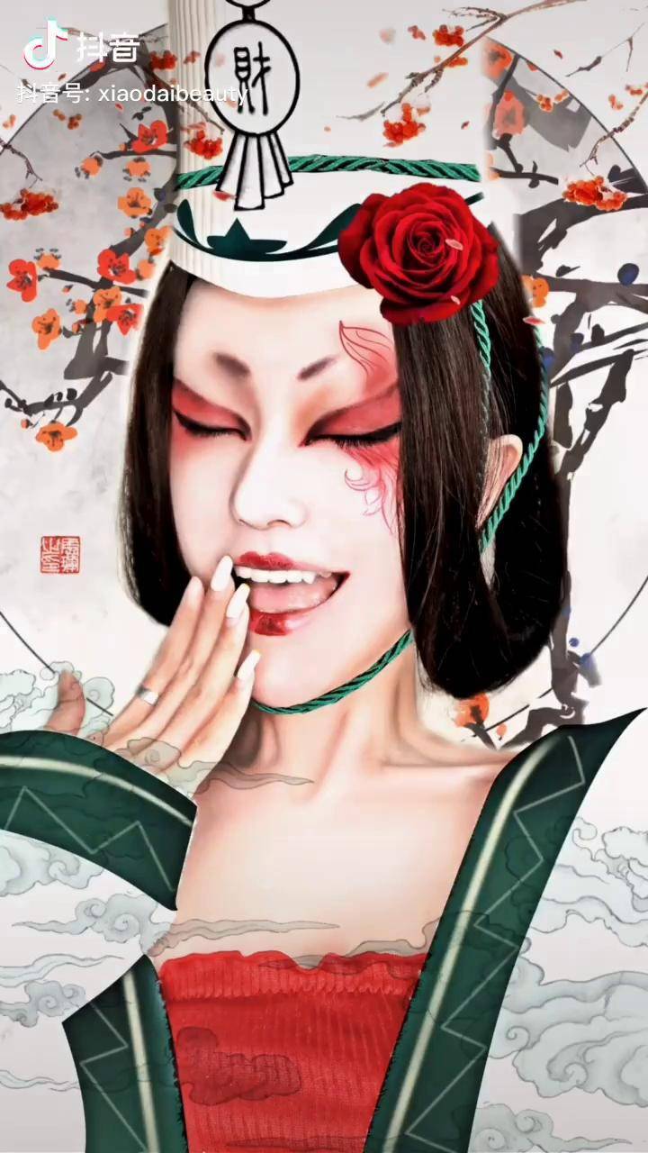 学会这个妆教你在线勾魂哦画江湖之不良人黑白无常常宣灵帽子拍大片我