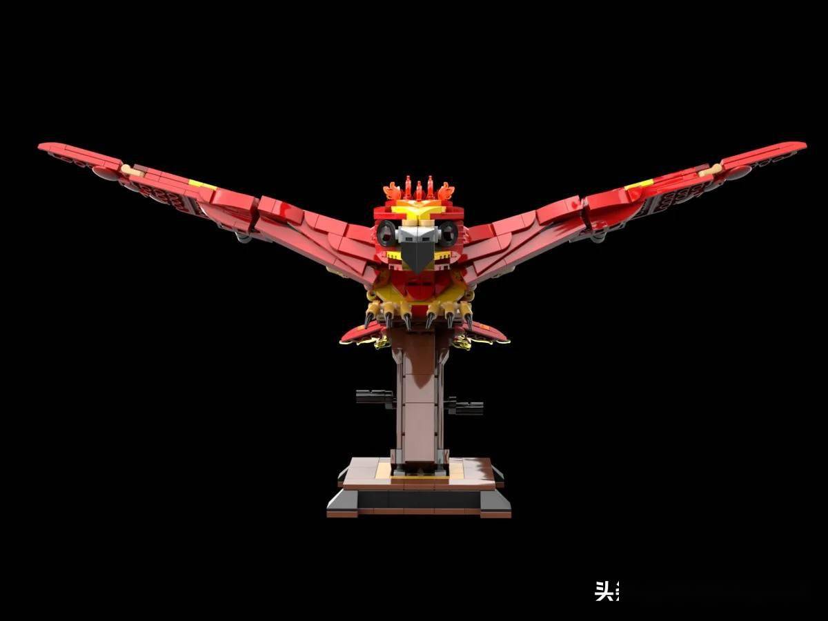 大个头的凤凰乐高创意项目哈利波特凤凰分享