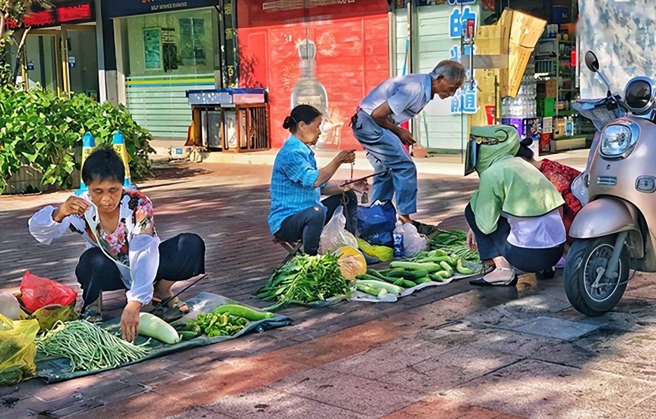 街边菜摊图片图片