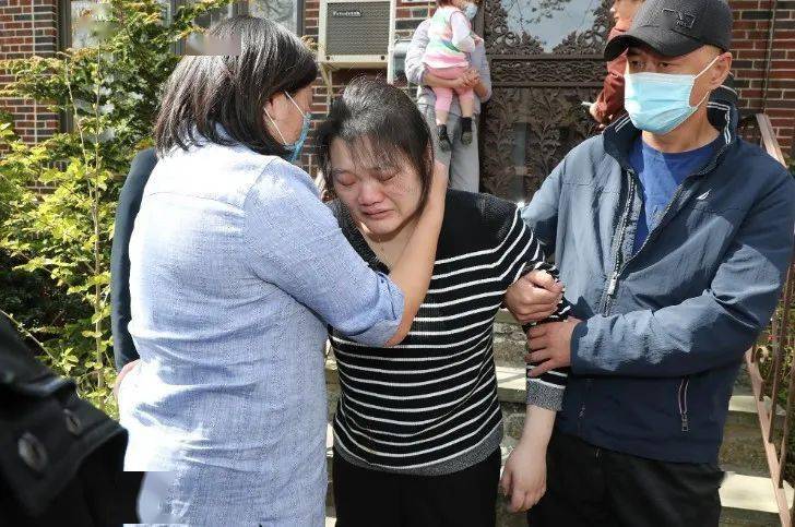 心碎45岁华人外卖员身中数枪身亡中餐馆打工14年留下3娃妻子哭晕