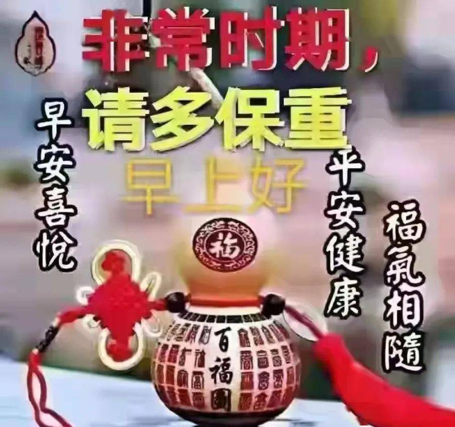 早上好祝福问候绿码相伴