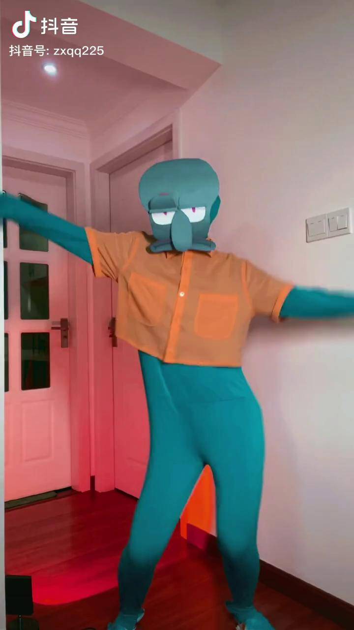 章鱼哥变速卡点cos电臀舞搞笑迷惑行为大赏第一次做这种视频努力了