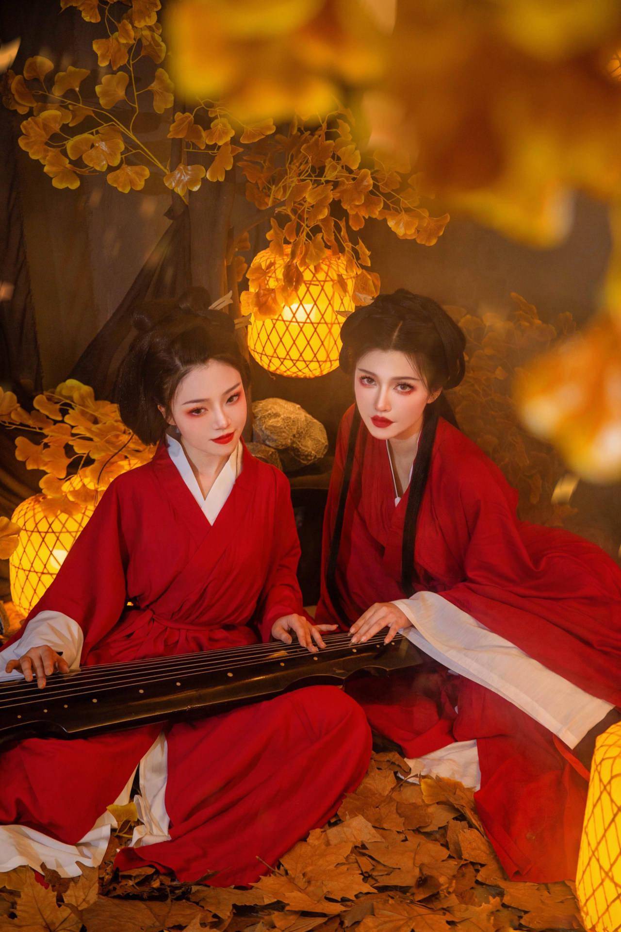 绝美汉服姐妹写真