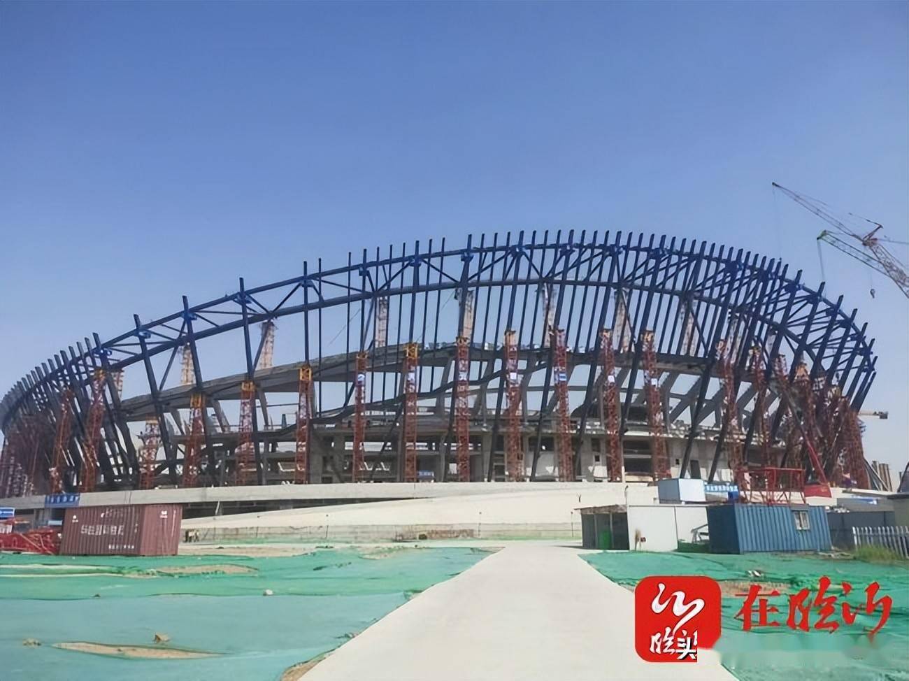 临沂奥体中心芳容已现预计2023年底交付使用