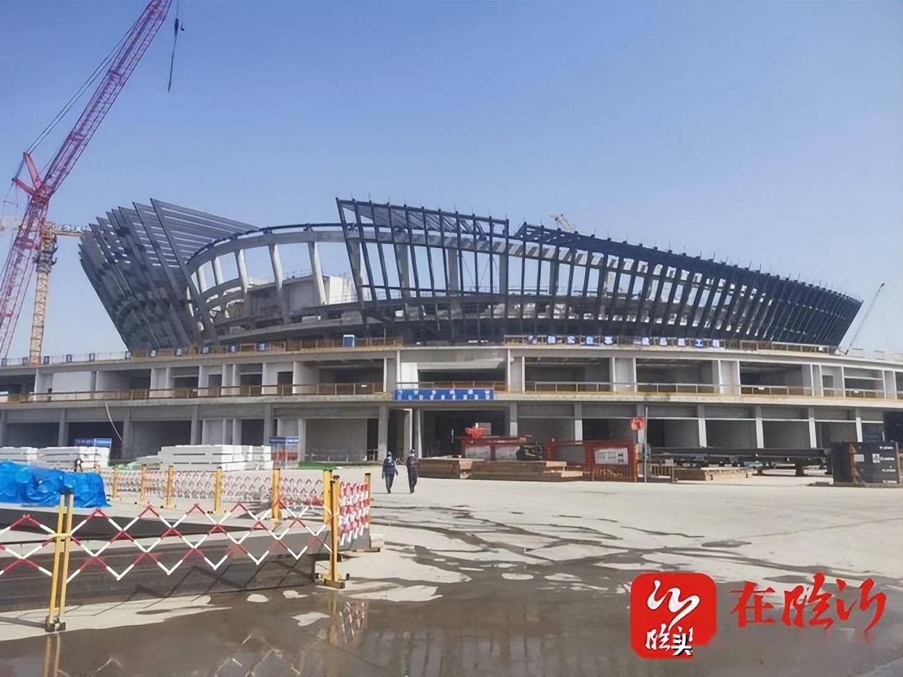 临沂奥体中心芳容已现预计2023年底交付使用