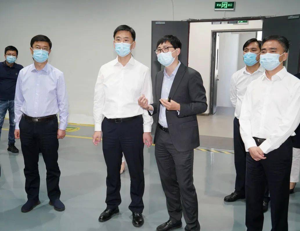 蔡剑锋走访调研企业疫情防控及复工复产工作