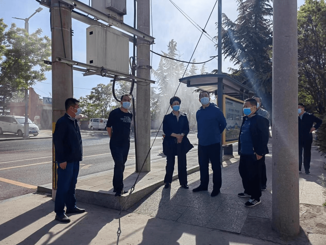 汾西县委书记王林波,县长霍俊波调研环境保护工作