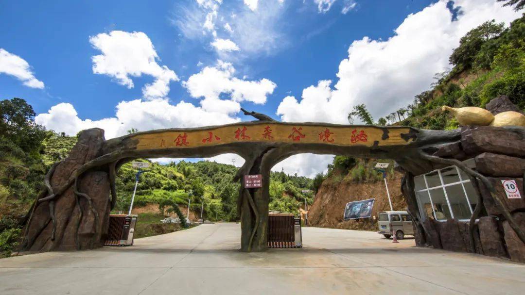 从临沧城出发往立景阁方向,秘境谷森林小镇距离临沧10多公里,乘车大约