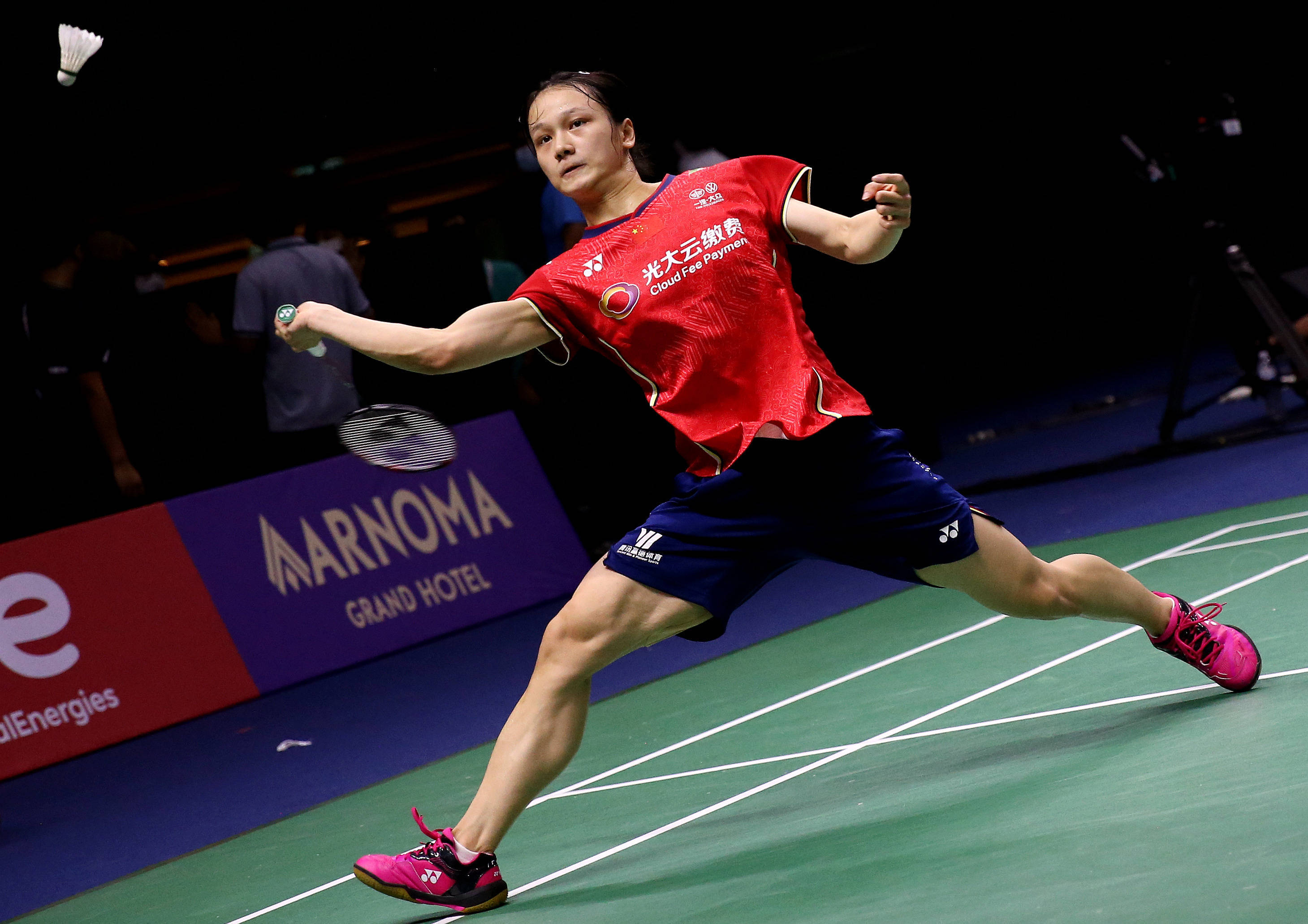 羽毛球中国女队备战尤伯杯