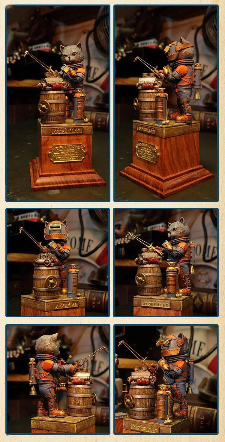 新品预定蒸汽工厂steamarts145cm高机械师1号mrblue