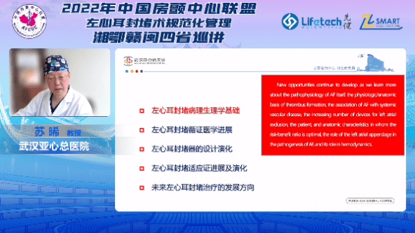 普及推广知行合一2022年中国房颤中心联盟左心耳封堵术