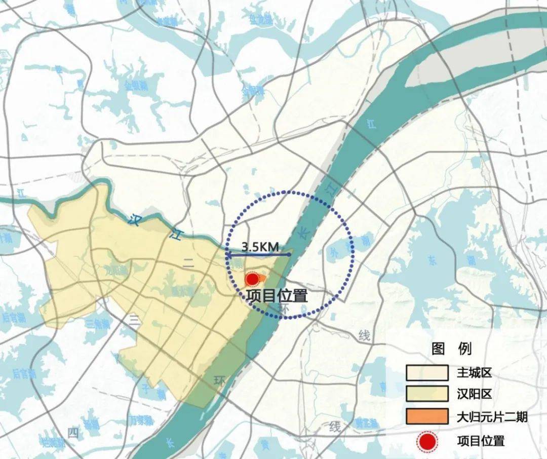 樹公園三面與規劃道路相鄰,東側毗鄰武漢市第五醫院與顯正街天主堂