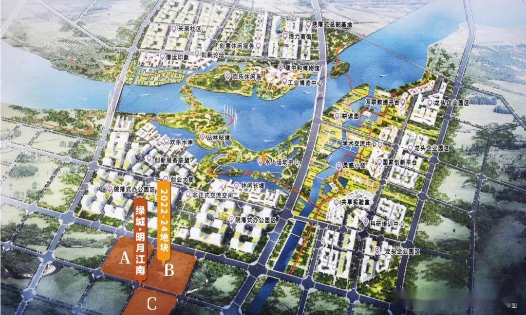 漕河片区规划图图片
