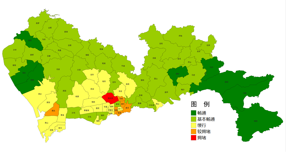 羅湖區金稻田路(禾坑路-龍崗大道),南山區南光路(濱海大道-學府路)