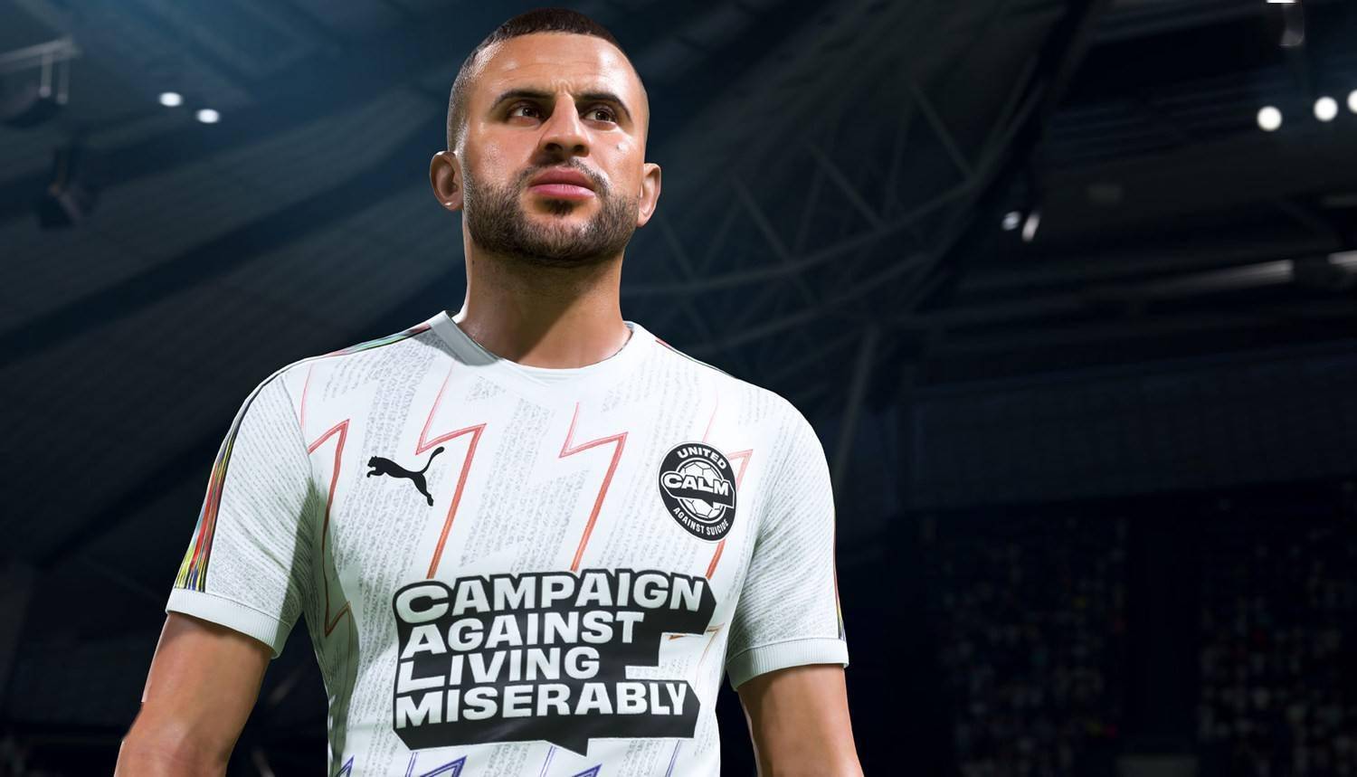 凯尔沃克与puma合作推出公益限量球衣