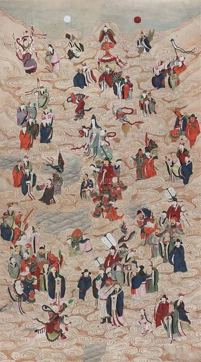 中国明代水陆壁画精品:繁峙公主寺壁画_菩萨_五台山_寺院