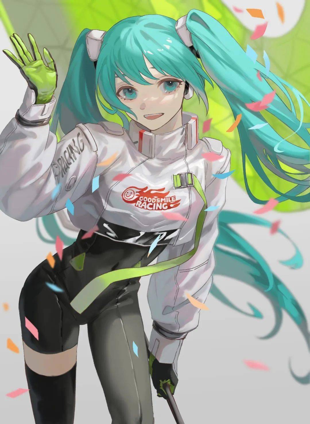 美图我去初音未来赛车服