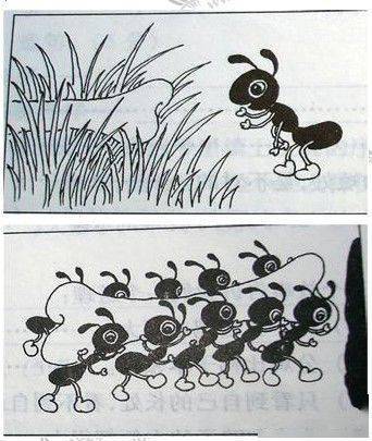 春天,小蚂蚁出来散步