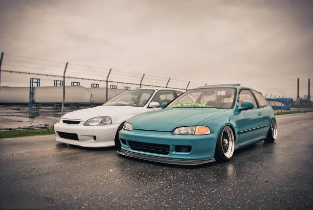 《头文字d》中唯一的前驱性能车 本田思域eg6改装欣赏