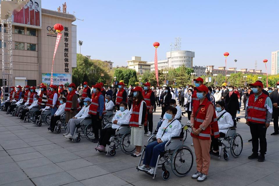 河西學院附屬張掖人民醫院向張掖市殘疾人工作者代表捐贈價值5萬元的