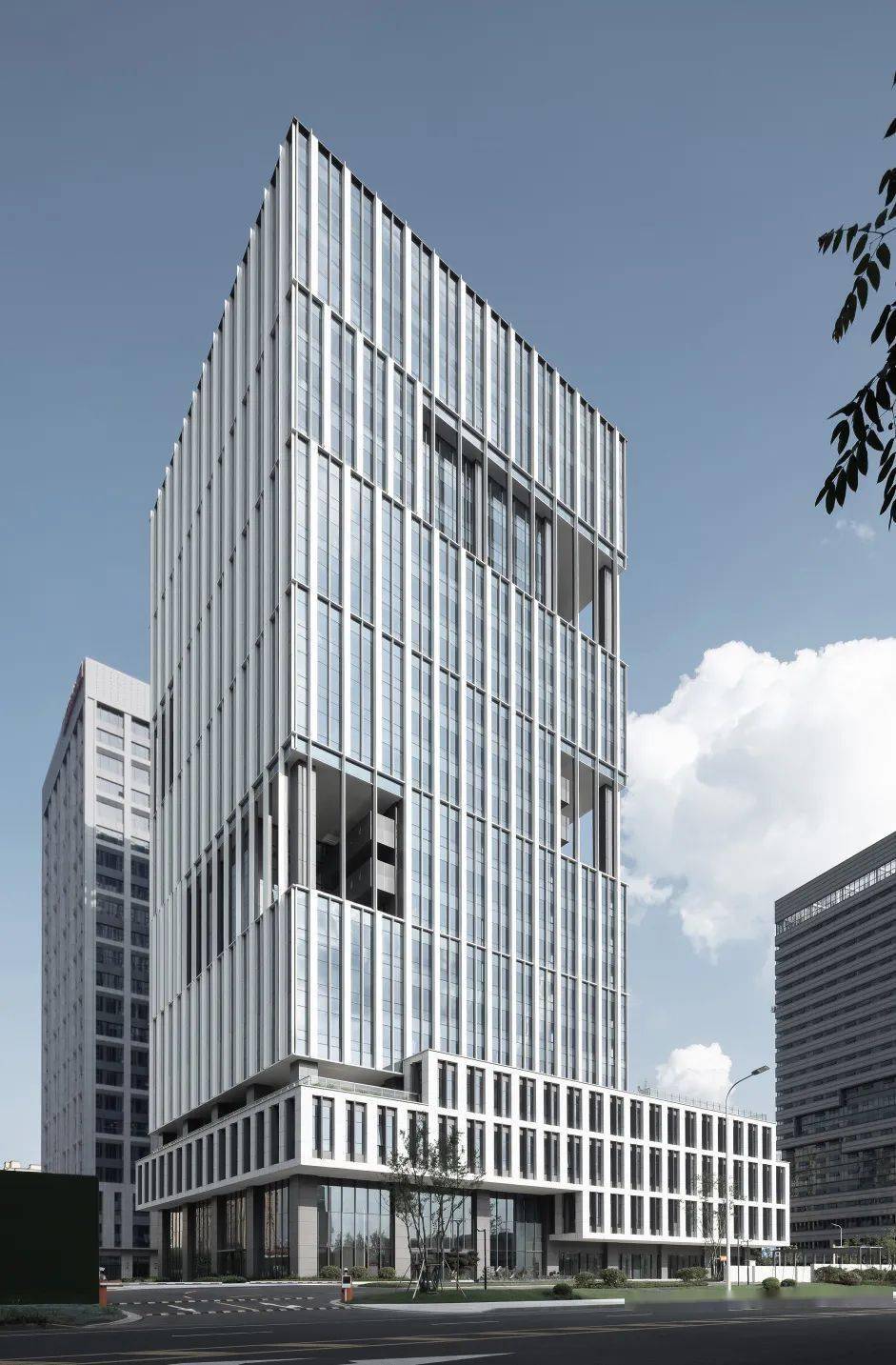 新作常州总部经济区绿创大厦简和建筑